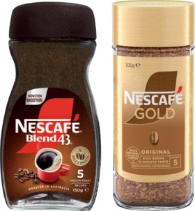 Nescaf-Blend-43-140150g-or-Gold-90100g-Instant-Coffee-Selected-Varieties on sale