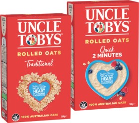 Uncle+Tobys+Traditional+or+Quick+Rolled+Oats+500g