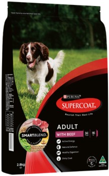 Supercoat+Smart+Blend+Dry+Dog+Food+2.6%E2%80%912.8kg+Selected+Varieties