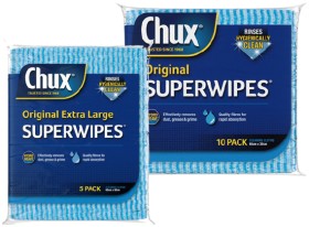 Chux-Superwipes-Original-10-Pack-or-Giant-5-Pack on sale