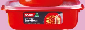 Dcor-Microsafe-EasyHeat-Container-900mL on sale