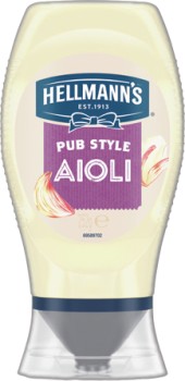 Hellmann%26rsquo%3Bs+Squeezy+Garlic+Aioli+or+Mayo+250%E2%80%91252g+Selected+Varieties
