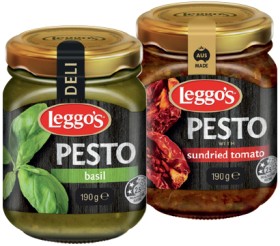 Leggo%26rsquo%3Bs+Basil+Pesto+or+Sundried+Tomato+Pesto+190g
