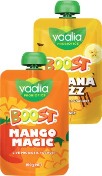 Vaalia-Boost-Probiotic-Yoghurt-150g-Selected-Varieties on sale
