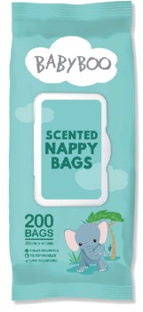 BabyBoo-Scented-Nappy-Bags-200-Pack on sale
