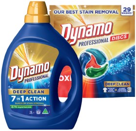 Dynamo-Professional-Laundry-Liquid-2-Litre-or-Capsules-29-Pack-Selected-Varieties on sale
