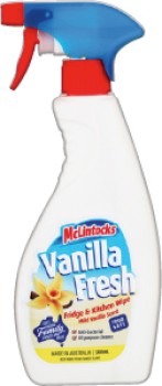 McLintocks-Vanilla-Fresh-Fridge-Wipe-Deodoriser-500mL on sale