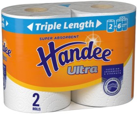 Handee-Ultra-Triple-Length-Paper-Towel-2-Pack on sale
