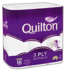 Quilton+Toilet+Tissue+3+Ply+18+Pack