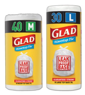 Glad-Wavetop-Tie-Tidy-Bags-20-40-Pack-Selected-Varieties on sale