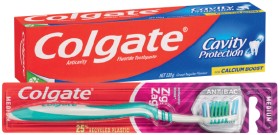 Colgate-Toothpaste-110120g-Zig-Zag-Toothbrush-1-Pack-or-Plax-Mouthwash-250mL-Selected-Varieties on sale