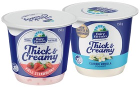 Dairy-Farmers-Thick-Creamy-Yoghurt-140150g-Selected-Varieties on sale