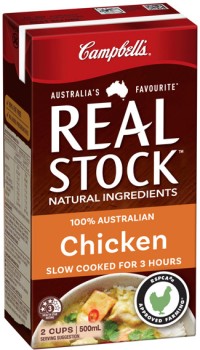 Campbells-Real-Stock-500mL-Selected-Varieties on sale