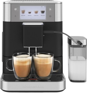KitchenAid+Fully+Automatic+Espresso+Machine+with+Milk+Container+-+Cast+Iron+Black%5E