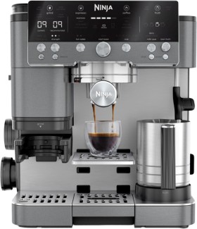 Ninja-Luxe-Caf-Manual-Espresso-Machine-Gunmetal on sale