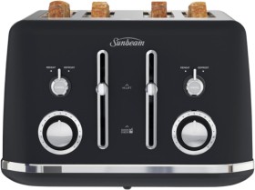 Sunbeam+Alinea+4+Slice+Toaster+-+Black