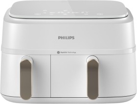 Philips+3000+Series+Dual+Basket+Airfryer+XXL+-+White