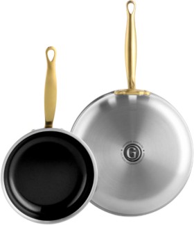 GreenPan-Premier-Gold-Ceramic-Frypan-2pc-Set-2026cm on sale
