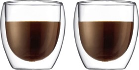 Bodum+Pavina+Double+Wall+Glass+Set+of+2+in+250mL