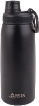 Oasis-Sports-Stainless-Steel-Double-Wall-Drink-Bottle-780ml-Black on sale
