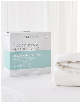 Heritage-5050-Duck-Feather-Down-Quilt on sale