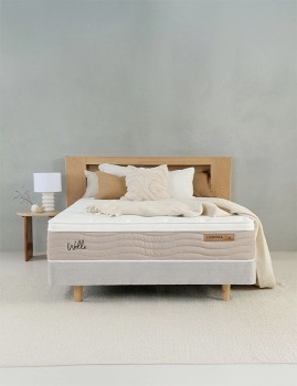 Welle+Lumora+Medium+Mattress+-+White