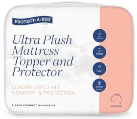 Protect-A-Bed-Ultra-Plush-Waterproof-Mattress-Topper-and-Protector on sale
