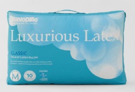 Dunlopillo+Luxurious+Latex+Classic+Standard+Pillow+Medium+Profile+%26amp%3B+Feel