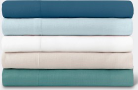 Australian-House-Garden-Sandy-Cape-Washed-Belgian-Linen-Sheet-Set on sale