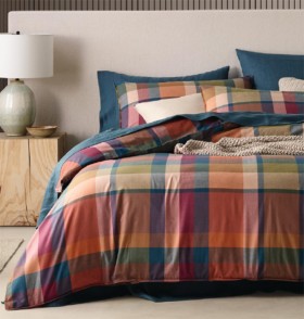Australian+House+%26amp%3B+Garden+Flinders+Check+Cotton+Flannelette+Quilt+Cover+Set%5E