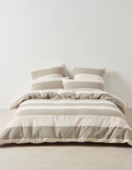 Linen-House-Vintage-Wide-Stripe-Quilt-Cover-Set on sale