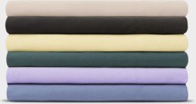 Vue+Stonewashed+Cotton+Fitted+Sheets
