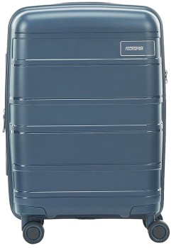 American+Tourister+Light+Max+Spinner+55cm+Expandable+Suitcase+-+Navy
