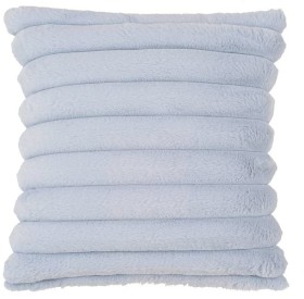 Astin+Sinclair+45cm+x+45cm+Cloud+Blue+Faux+Fur+Rib+Cushion