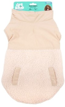 Art-Bob-Sherpa-40cm-Dog-Vest-in-Beige-Medium on sale