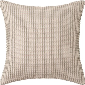 Astin-Sinclair-Micro-Grid-45cm-x-45cm-Cushion-in-Pink-and-Green on sale