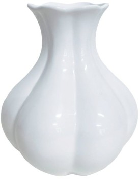 Astin+Sinclair+%26lsquo%3BCurved%26rsquo%3B+200mm+x+170mm+Ceramic+Vase+in+White