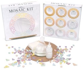 Mandala-Art-Round-Mirror-Mosaic-Craft-Kit-in-Pastel on sale
