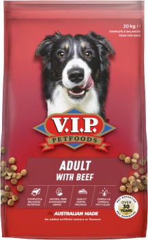 VIP-Adult-Beef-with-Vegetable-Dry-Dog-Food-20kg on sale