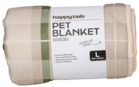 Happy-Tails-Plaid-Reversible-Pet-Blanket on sale
