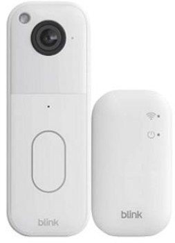Blink+Video+Doorbell+System+in+White
