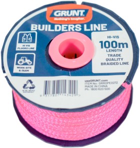 Grunt+3mm+Cord+in+Camo%2FArmy+as+Above%2C+Fluorescent+Builders+Line+in+Green+100m