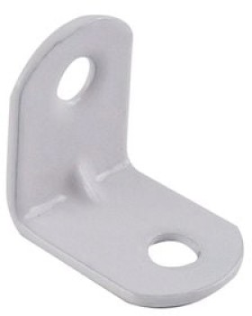 Carinya+20mm+x+20mm+x+15mm+x+1.4mm+Reinforcing+Angle+Brackets+in+White+Pack+of+12
