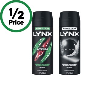Lynx-Body-Spray-or-Deodorant-165ml on sale