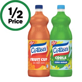 Cottees-Cordial-1-Litre on sale