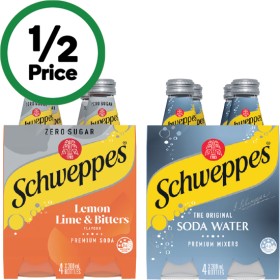 Schweppes+Mixers+or+Mineral+Water+4+x+300ml
