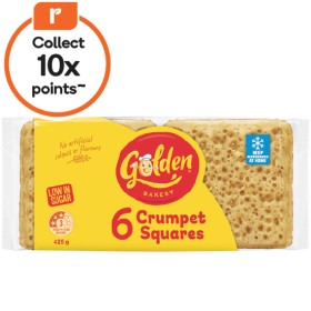 Golden+Crumpet+Squares+425g+Pk+6