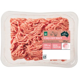 Woolworths-Australian-Pork-Beef-Mince-500g on sale