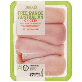 Macro+Free+Range+Australian+Fresh+RSPCA+Approved+Chicken+Breast+Fillets+Skinless+Bulk+Tray