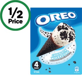 Oreo-Cones-or-Sandwiches-or-KitKat-Sticks-360-475ml-Pk-4-Excludes-Oreo-Cookie-Tops-Ice-Cream-Cones-400ml-Pk-4 on sale